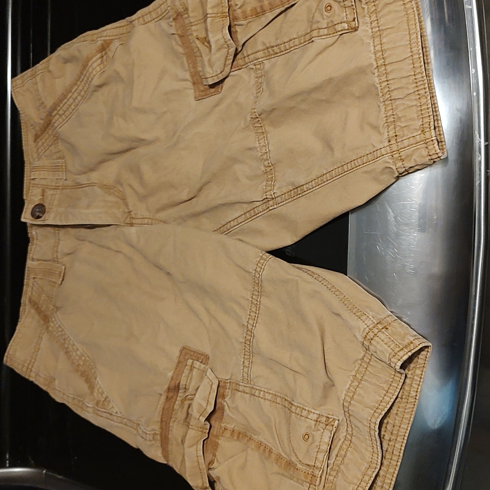 2 Khaki Cargo shorts